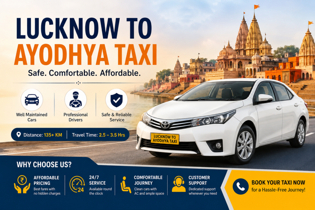 Lucknow To Ayodhya Taxi