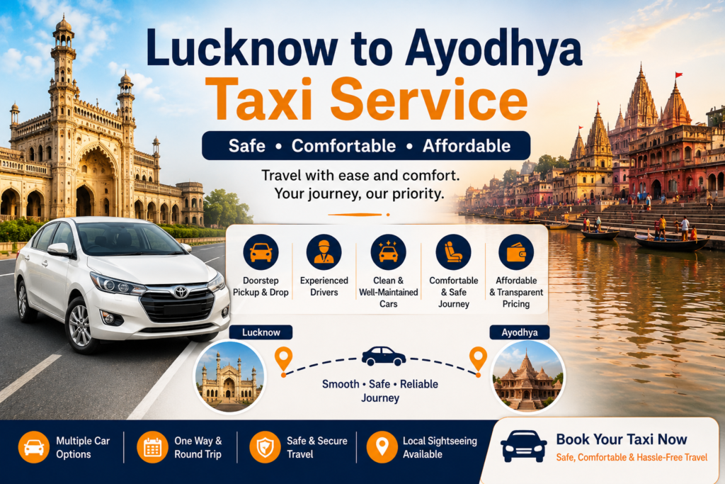 Lucknow to Ayodhya Taxi Service