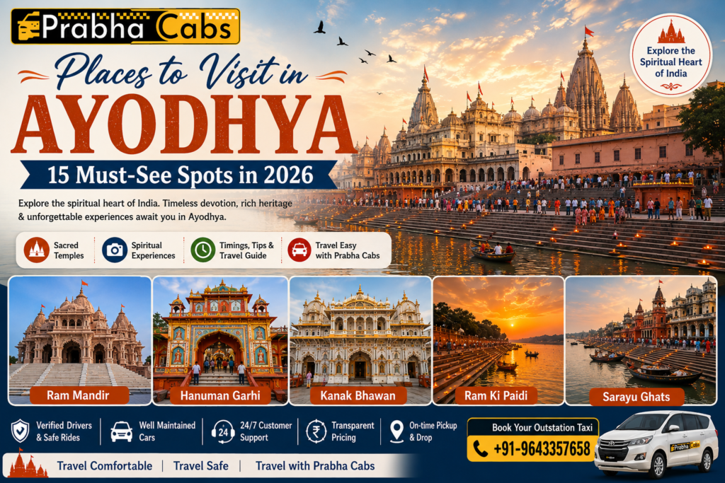 Places to Visit in Ayodhya: 15 Must-See Spots 2026